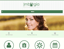 Tablet Screenshot of imburgiaortho.com